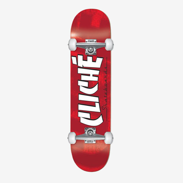 cliché skateboard pack complet banco fp red 8