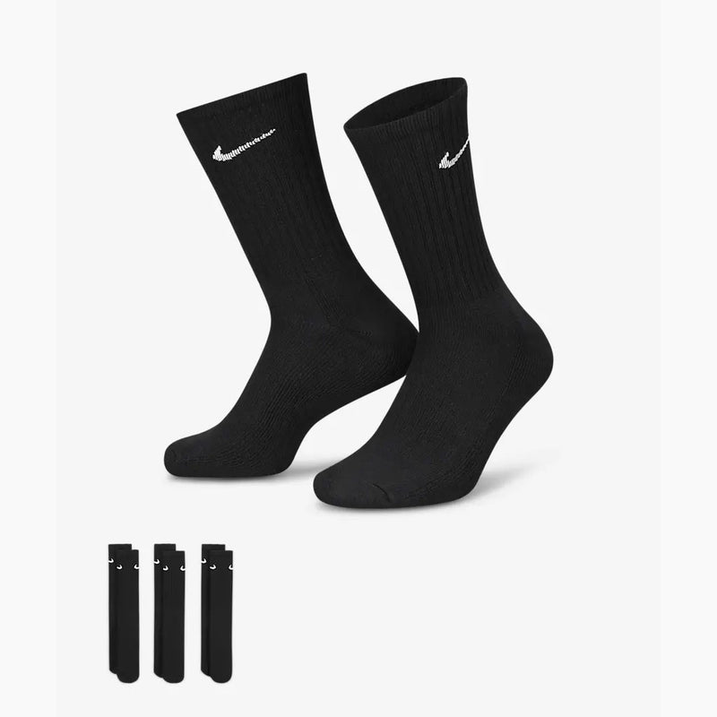 nike sb socks pack everyday cushioned (black/white)