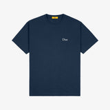 Dime MTL Small Logo Navy T-shirt