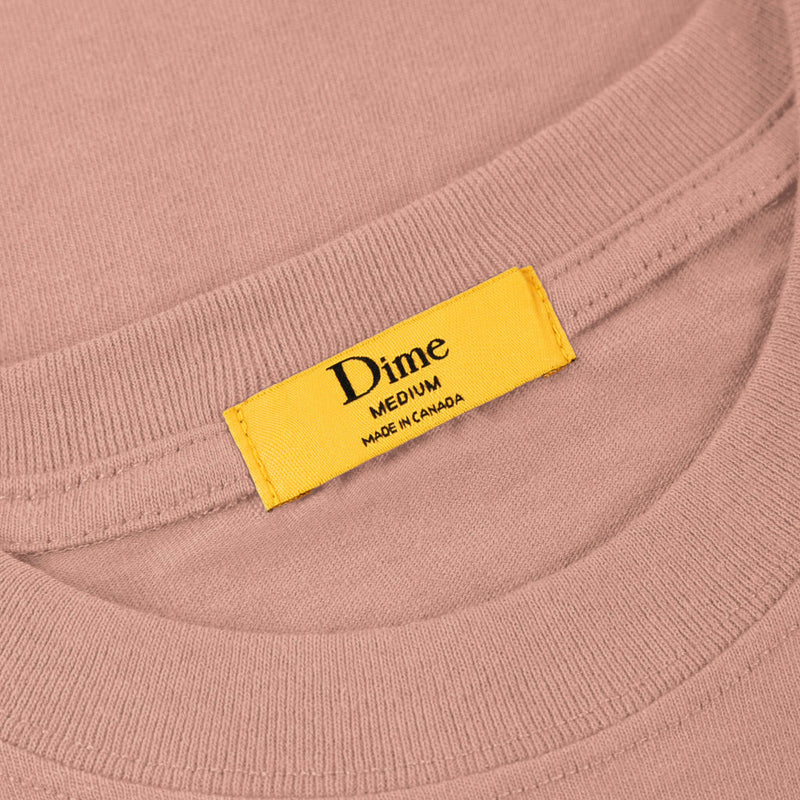 Dime MTL Classic Small Logo T-shirt (Old Pink)