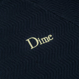 dime sweater knit wave cable (navy)