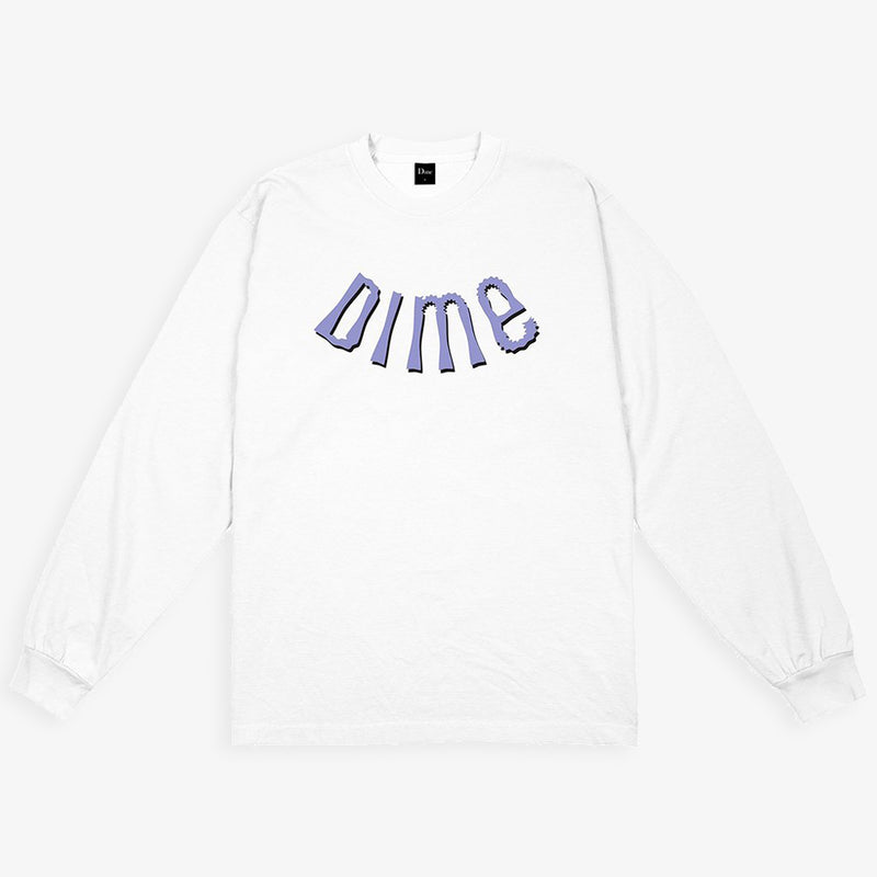 Dime MTL Whirl white Long Sleeves T-Shirt