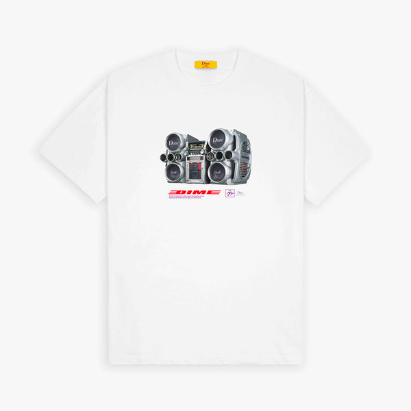 Dime MTL Trackmaster 9000 White T-Shirt