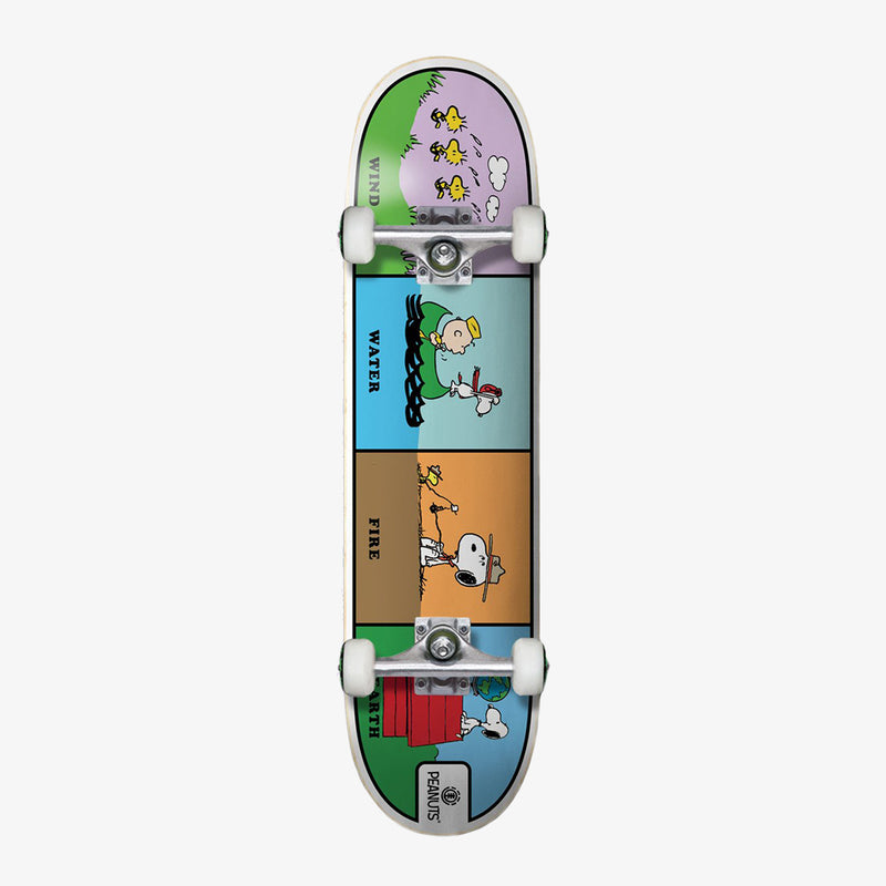Element Peanuts Wind Water Fire Earth Complete Skateboard 8.0"