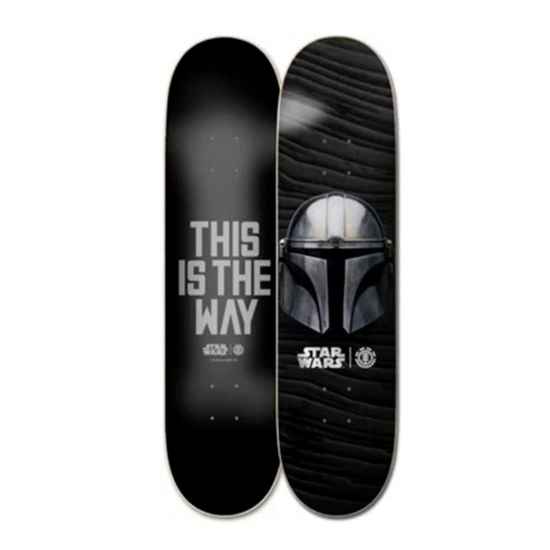 Element X Star Wars™ Mandalorian Beskar Skateboard Deck  8.25"