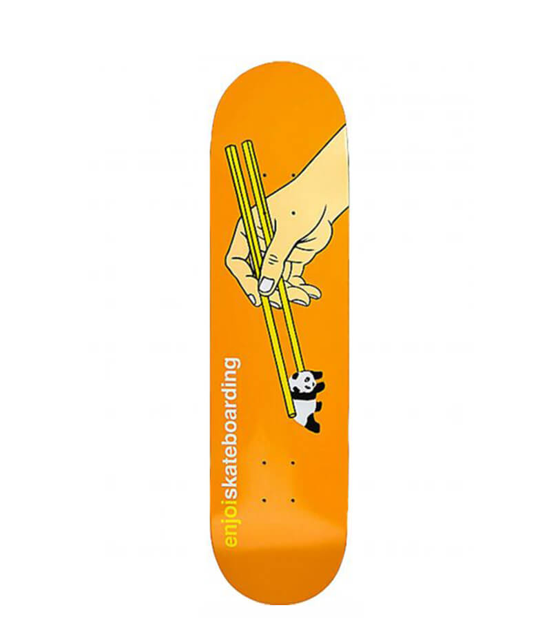 Enjoi Skateboards Chopstick HYB 8.0" Orange Deck