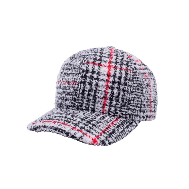 FA Flannel Pre-Curved Strap Leather Hat