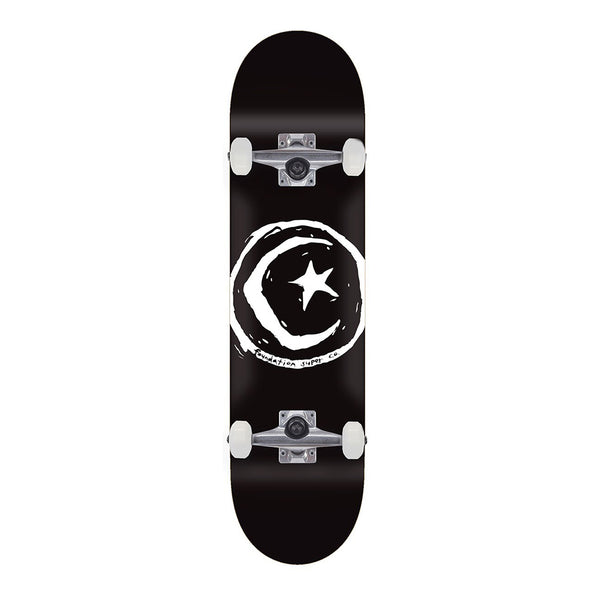 FS Star & Moon Black 8.0 Complete Skateboard, Foundation Skateboards