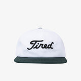 Tired Golf Logo White Hat