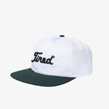 Tired Golf Logo White Hat