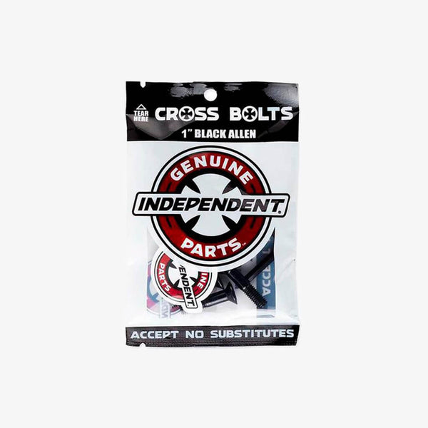 independent bolts genuine parts cross (black) 	allen 1	