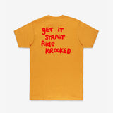 Krooked Strait Eyes Mustard T-Shirt