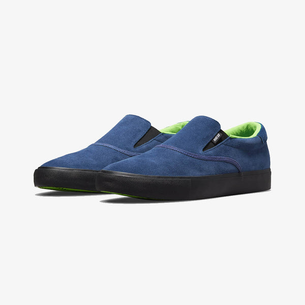 nike sb shoes zoom verona slip (blue void/electric green)