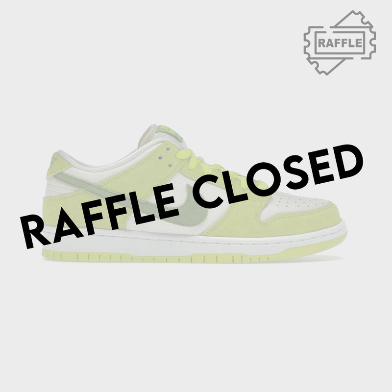 Nike SB Dunk Low "Green Apple" Raffle Entry