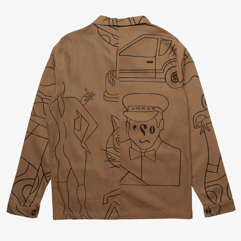 parra jacket worker experience life (camel)