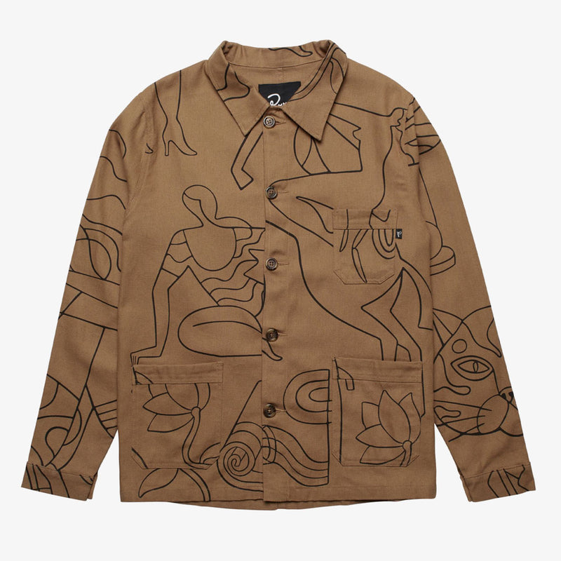 parra jacket worker experience life (camel)