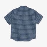 Polar Mitchell Flannel S/S Shirt Blue