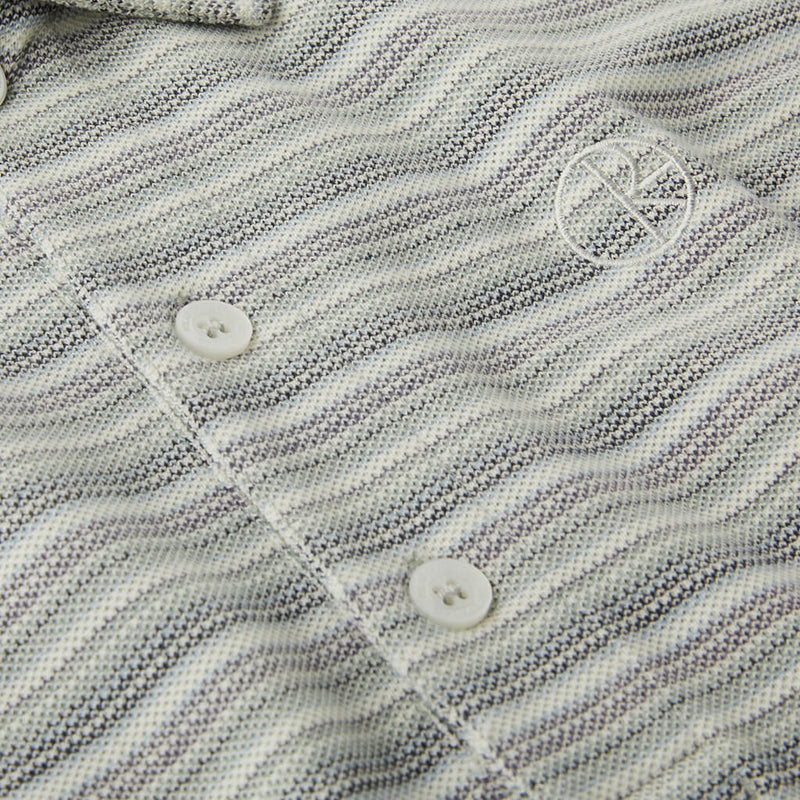 Polar Multistripe Polo Blue Shirt
