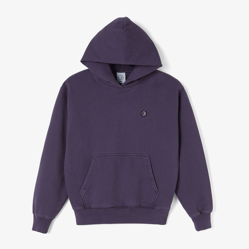 polar sweatshirt hood patch (dark violet)