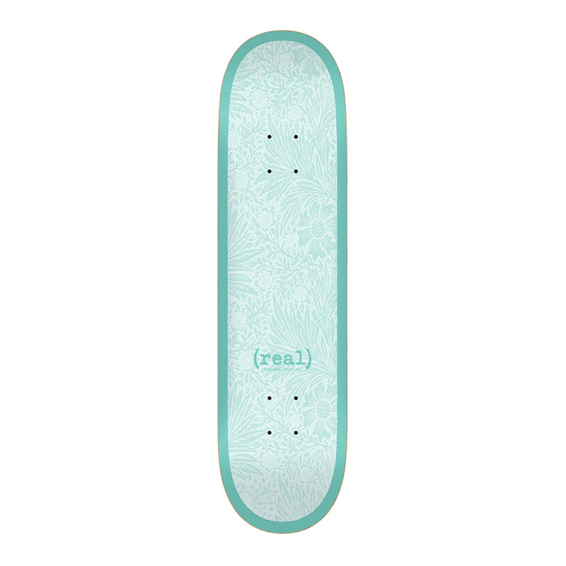 Real Skateboards, Flowers Renewal, 8.25 Deck, Teal