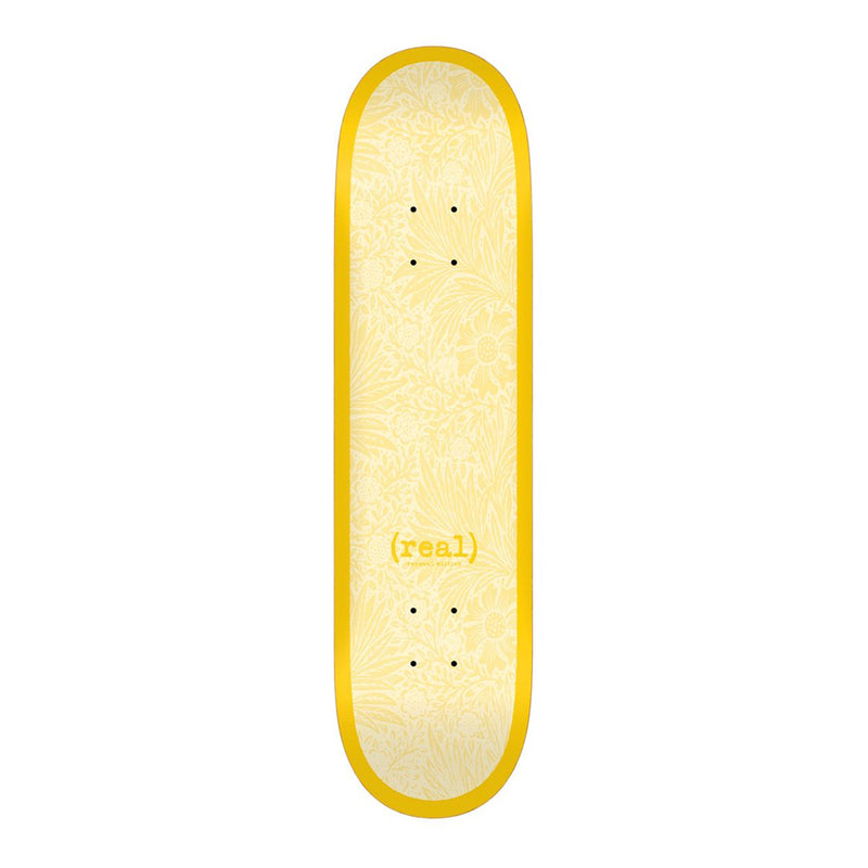 Real Skateboards, Flowers Renewal, 8.38 Deck, Yellow