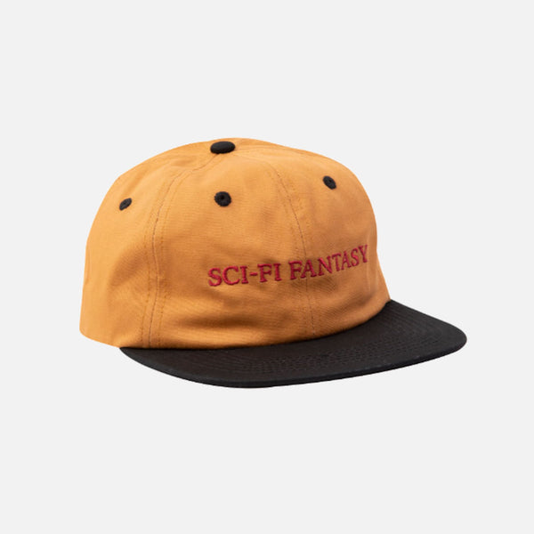Sci-Fi Fantasy Flat Logo Hat (Brown/Black)