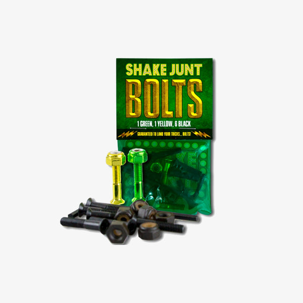 shake junt bolts allen 1 green 1 yellow 7/8	