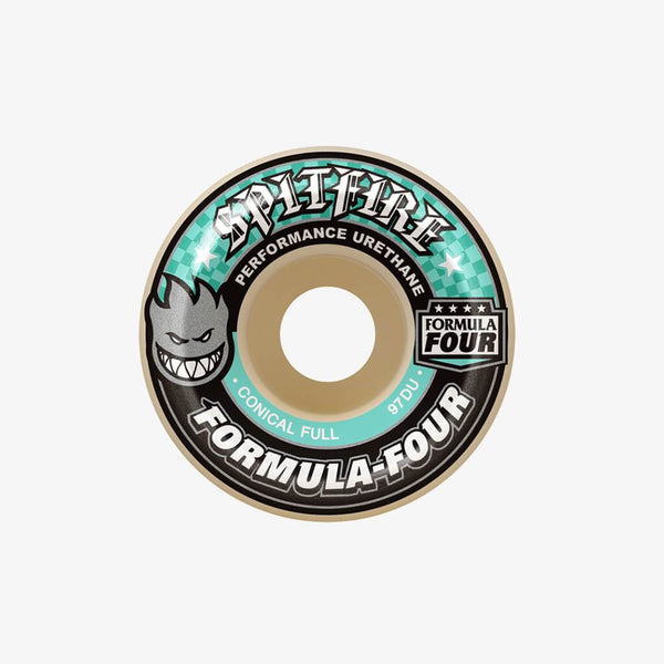 Spitfire F4 97A Conical Full Natural 58mm Skateboard Wheels