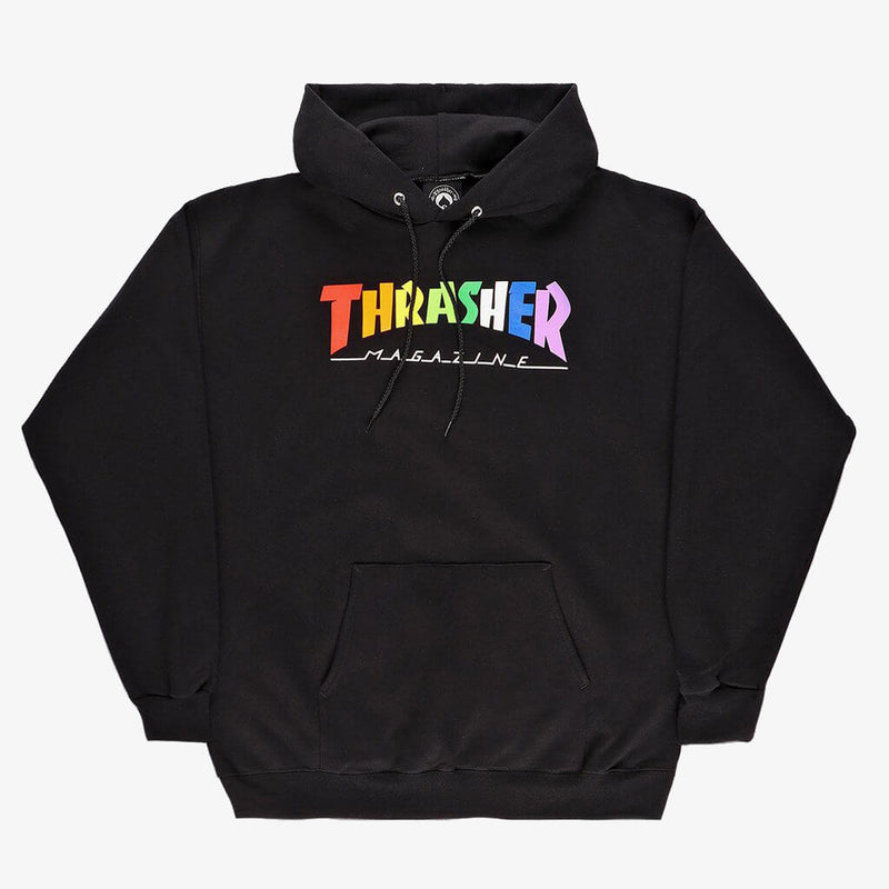 Thrasher Rainbow Mag Black Hoodie