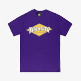 Thrasher Diamond Logo LA Laker Purple T-Shirts