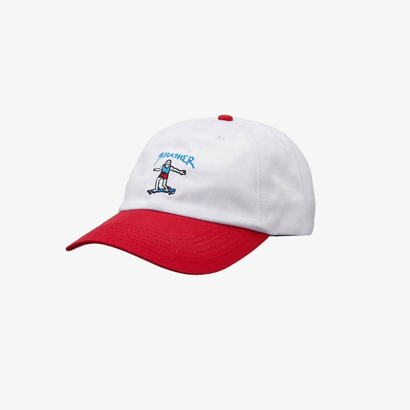 Thrasher Cap Gonz Old Timer White Red Hat