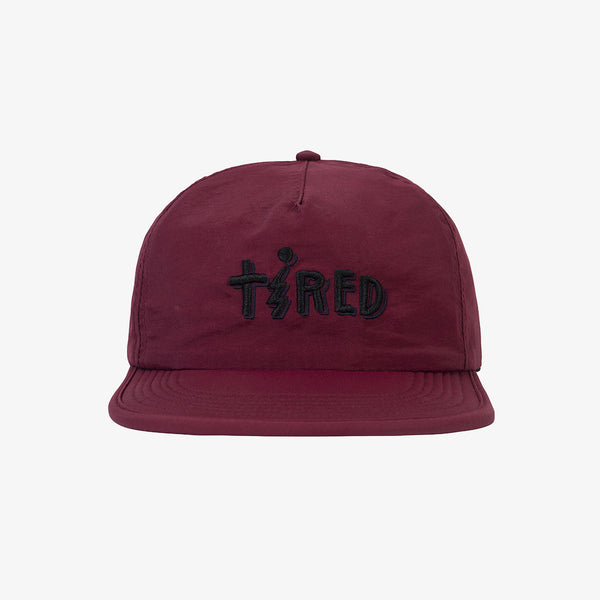 Tired Jolt Packable Nylon Hat (Purple)