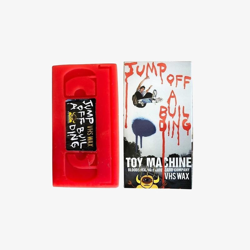 toy machine wax vhs jump off a building (red)