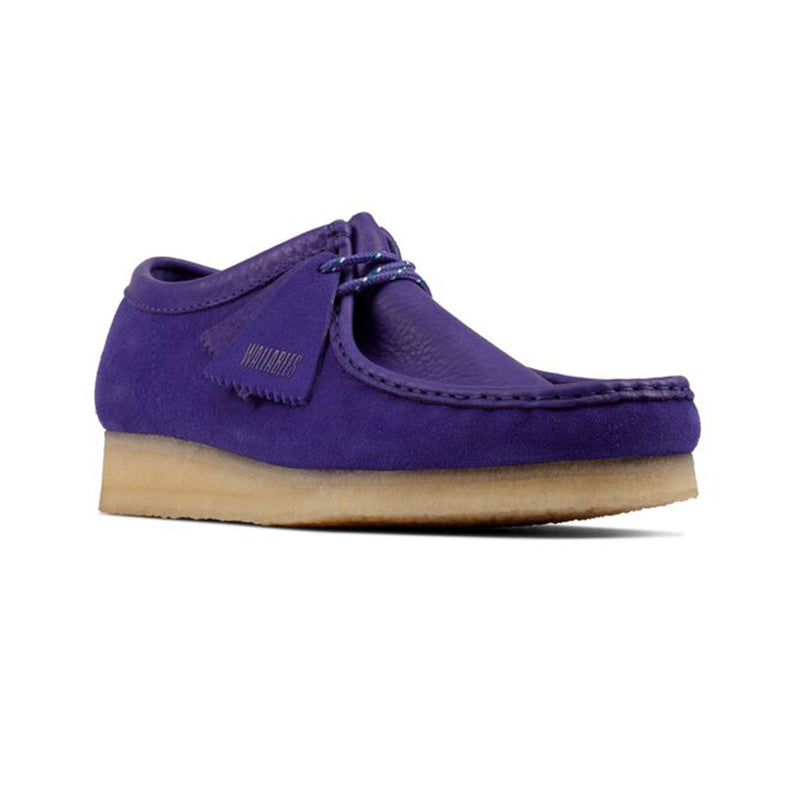 clarks shoes wallabee (purple combi)