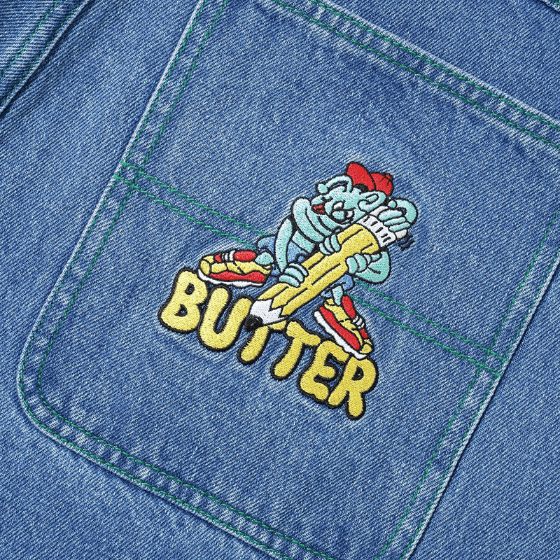 butter goods pants denim jeans martian (washed indigo)
