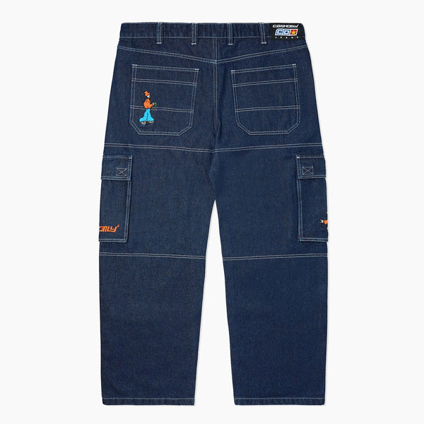 cash only pants cargo jeans aleka (dark indigo)
