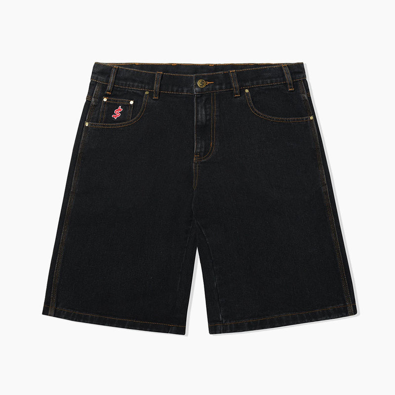 cash only shorts college denim (whashed black)