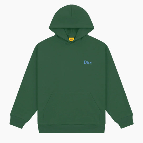 dime sweatshirt hood classic small logo (rainforest)
