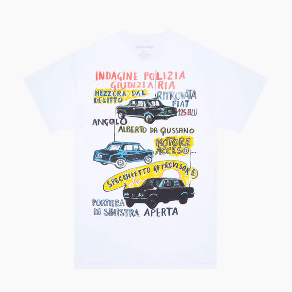 fucking awesome tee shirt car explosion (white)