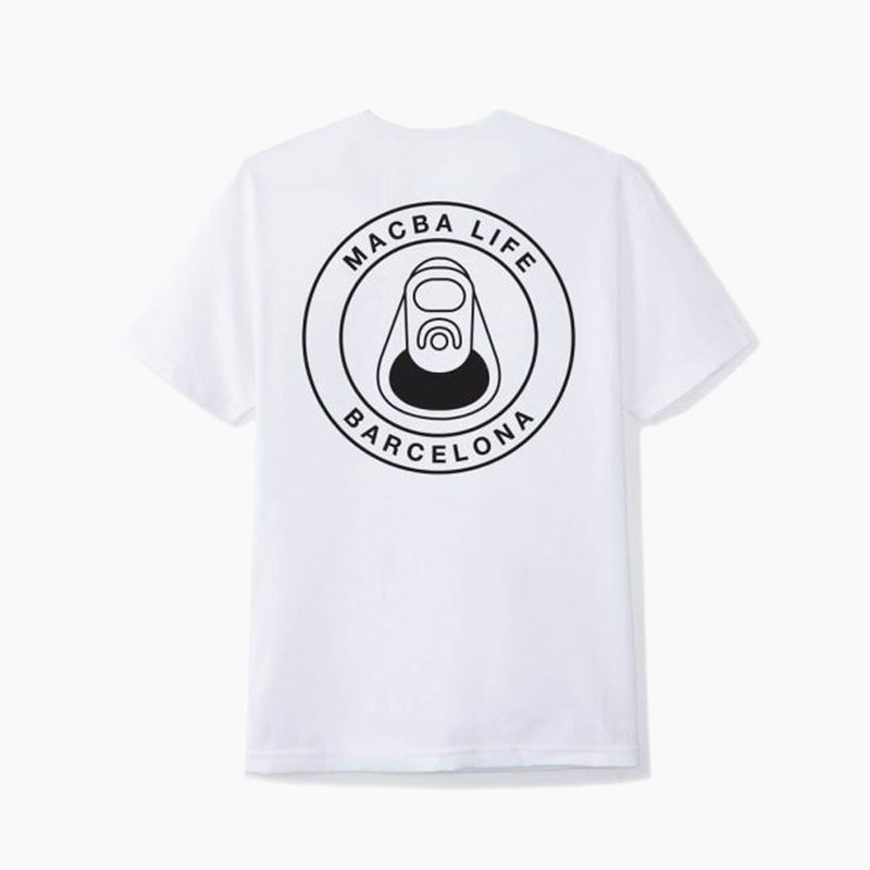 macba life tee shirt og logo (white)