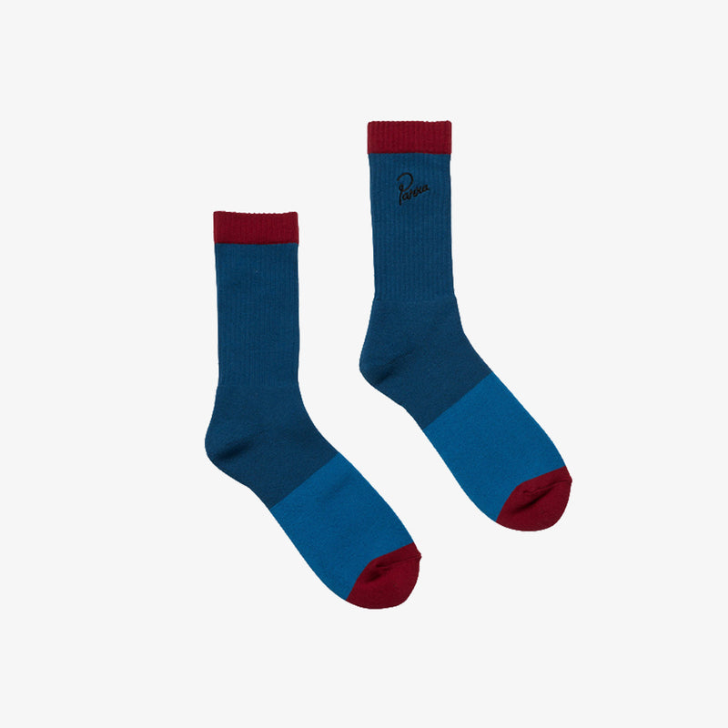 parra socks classic logo crew (multi)