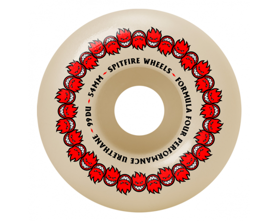 Spitfire F4 99A Classic Full Repeaters Natural 54mm Skateboard Wheels