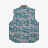 parra jacket vest tremor pattern (alloy grey)
